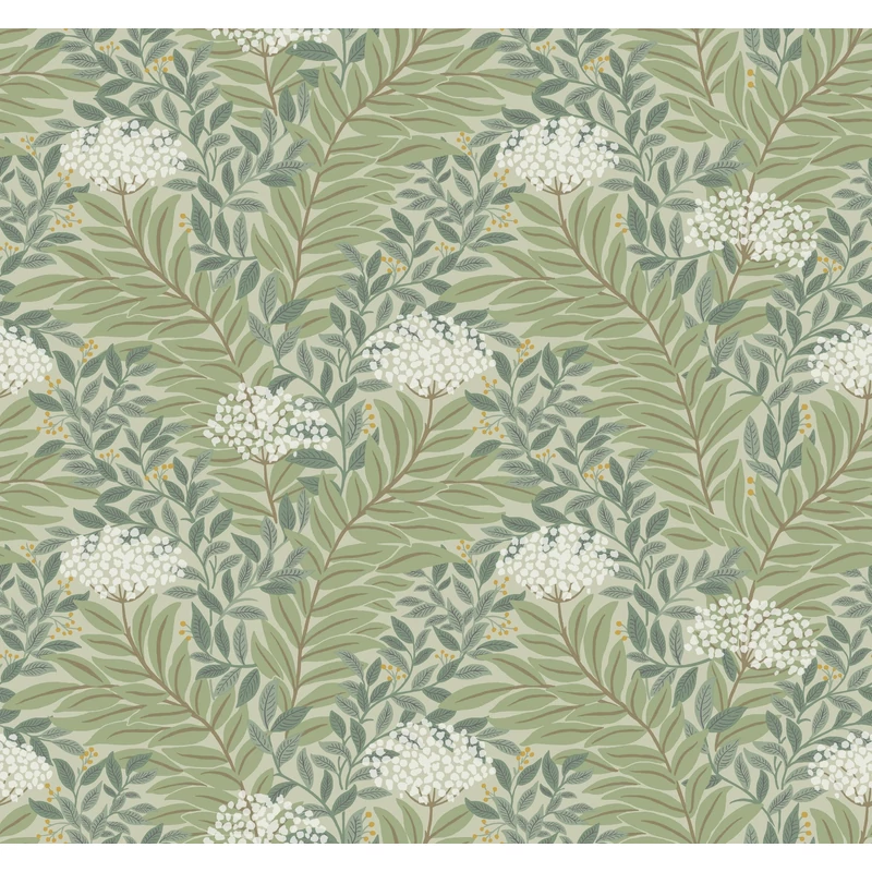 York Virágmintás zöld vlies tapéta Highgrove tapéta Sage 68,58 cm X 8,22 m