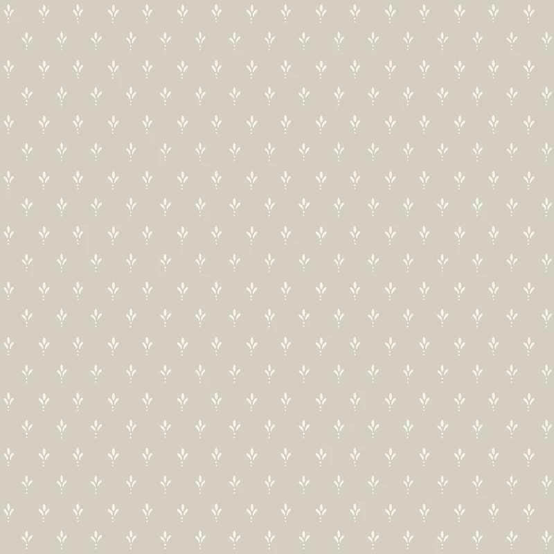 York Apró mintás romantikus szürke vlies tapéta Charm Gray 52 cm X 10 m