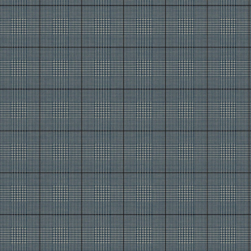 York Kockás kék vlies tapéta Windsor Blue 52 cm X 10 m