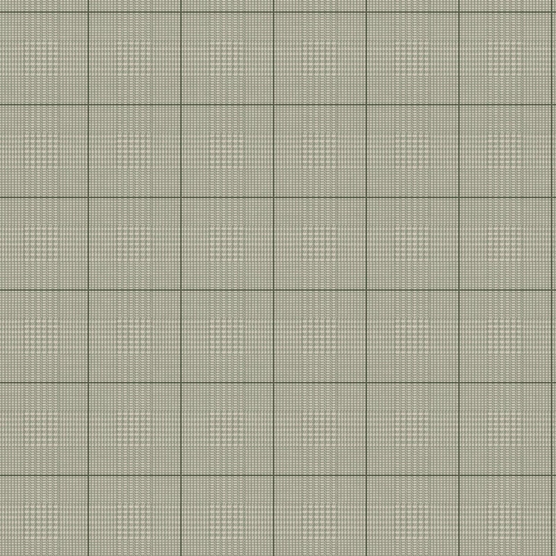 York Kockás zöld vlies tapéta Windsor Green 52 cm X 10 m