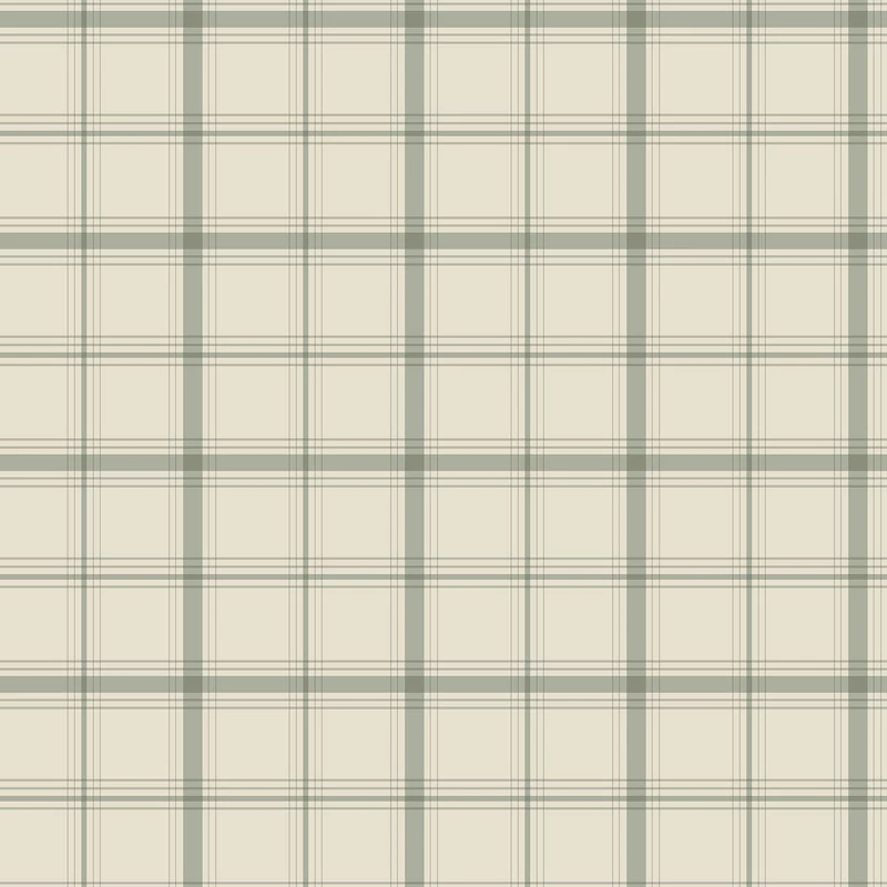 York Klasszikus kockás zöld-bézs vlies tapéta Hunter Green 52 cm X 10 m