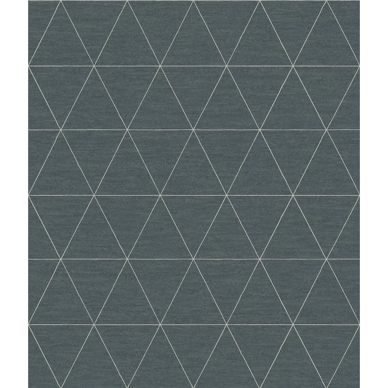 York Geometrikus modern sötétkék vlies tapéta Ridge Reservoir 52 cm X 10 m