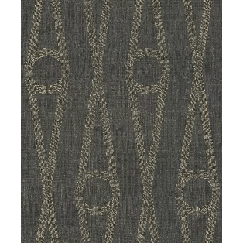 York Elegáns sötétszürke vlies tapéta metál fénnyel Henlein Charcoal 52,83 cm X 10 m