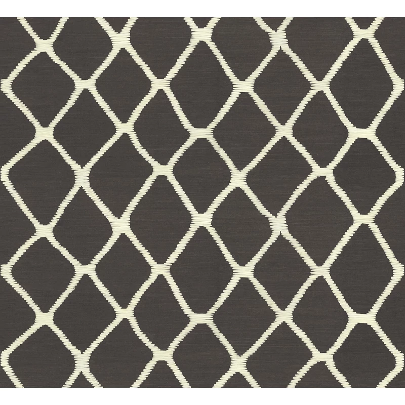 York Geometriai mintás szizál fekete-fehér tapéta Tonga Black & White 91,44 cm X 7,31 m