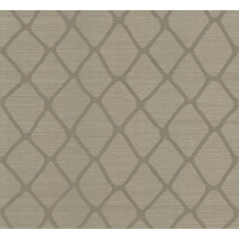 York Geometriai mintás szizál barna tapéta Tonga Taupe 91,44 cm X 7,31 m