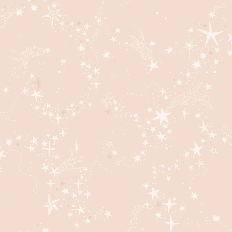 York Csillagos rózsaszín vlies gyerek tapéta Stjärnhimmel Pink 53 cm X 10 m