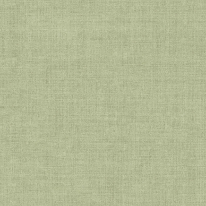 York Vászon hatású zöld vlies tapéta Väva Varlöv 53 cm X 10 m