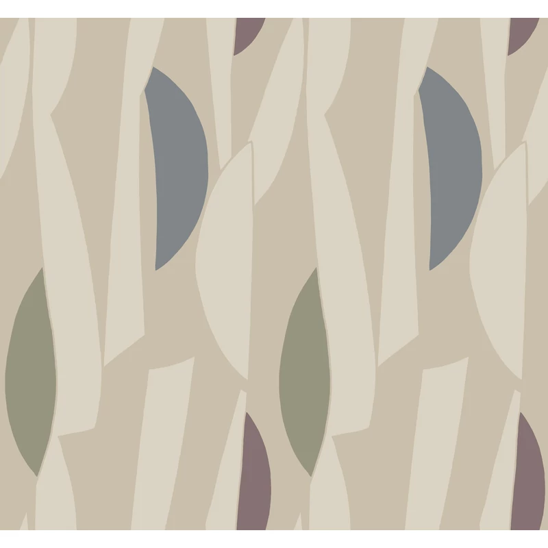 York Geometriai mintás barna vlies tapéta Balance Jewel 68,58 cm X 8,22 m