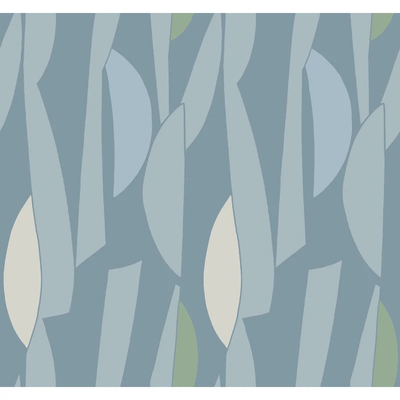 York Geometriai mintás kék vlies tapéta Balance Mineral 68,58 cm X 8,22 m