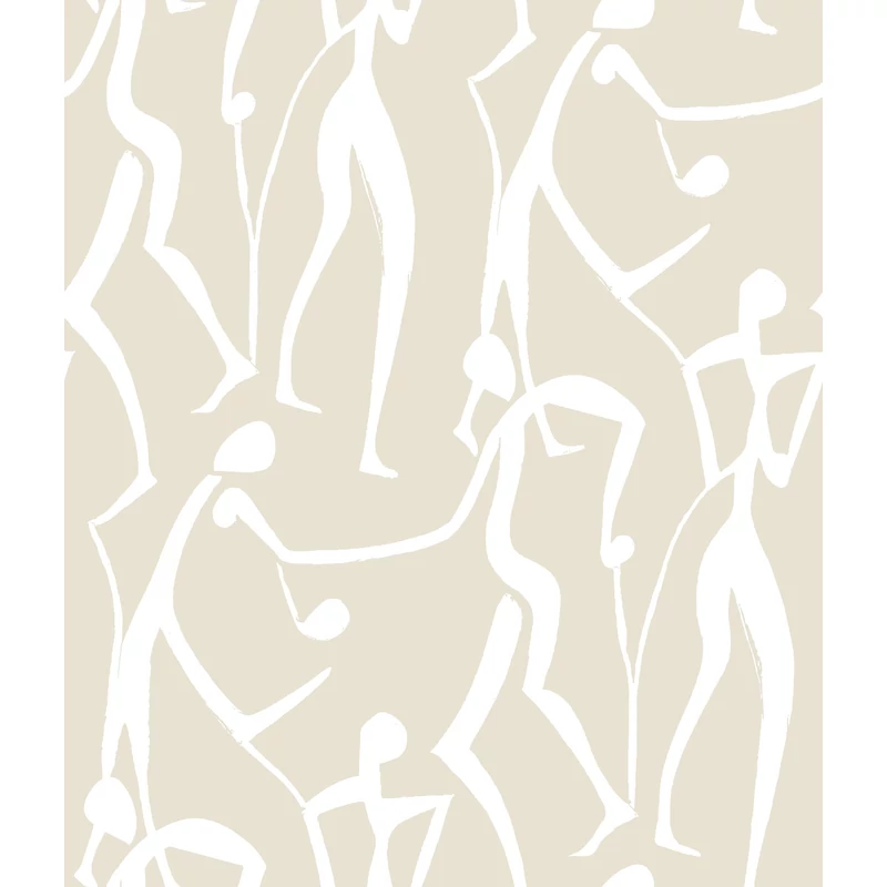 York Táncoló alakok bézs vlies tapéta Joyful Dancers Nude 52 cm X 10 m