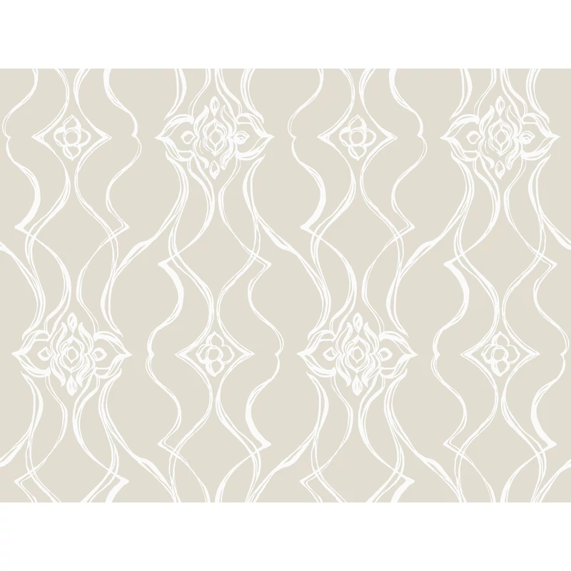 York Elegáns bézs vlies tapéta Pirouette Beige 68,58 cm X 8,22 m