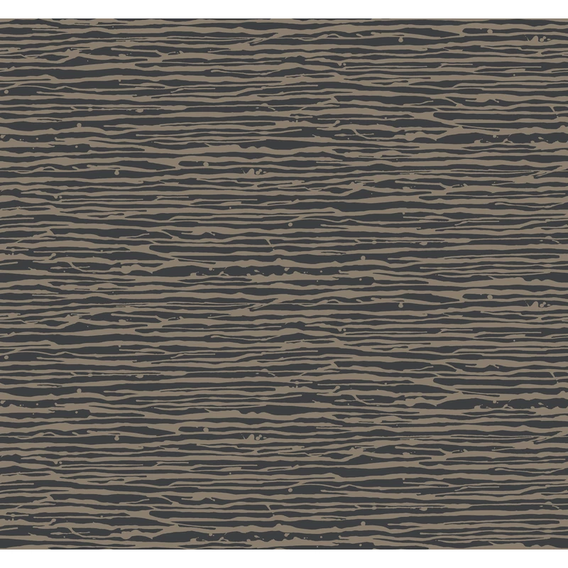 York Modern vonalrajzos fekete-barna vlies tapéta Horizons Charcoal 68,58 cm X 8,22 m